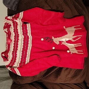 Jingles and Joy Girls Holiday Sweater Dress